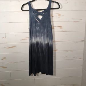 American eagle blue faded dress